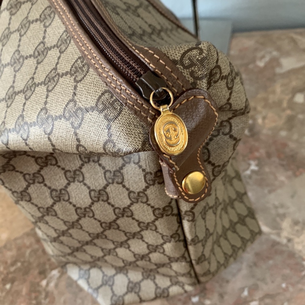 ❤️❤️SOLD❤️❤️Gucci GG pvc vintage travel/tote bag - Picture 5 of 17